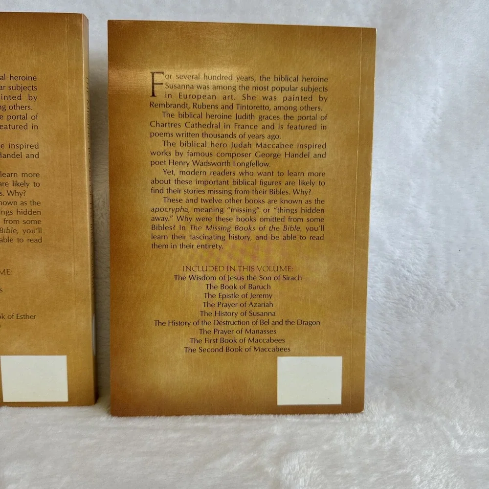 The‎ Missing Books of the Bible Volumes 1 and 2 Set Apocrypha
